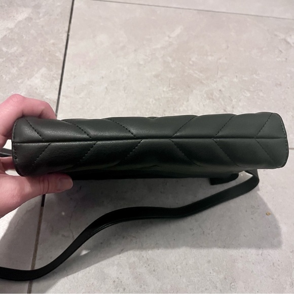 DKNY purse crossbody quilted Women black chain shoulder bag ajustable small - Picture 6 of 13